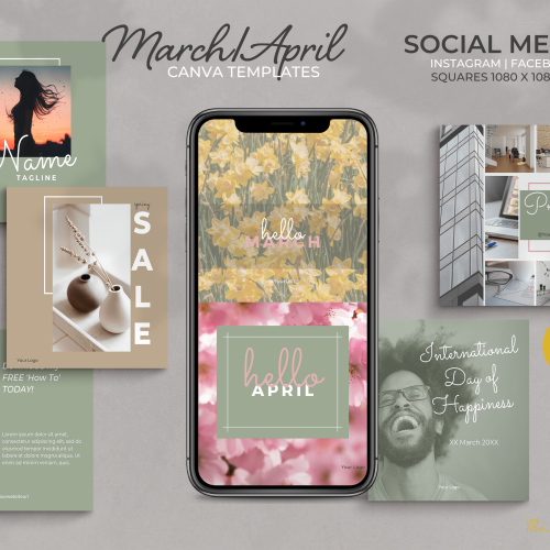 March & April Social Media Package
