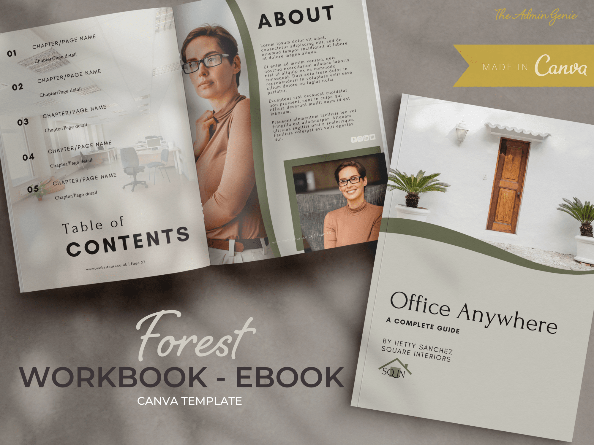 Forest Collection eBook/Lead Canva Template Digitally Dazzling®