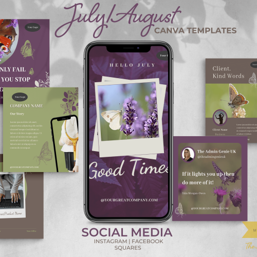 July & August Social Media Package