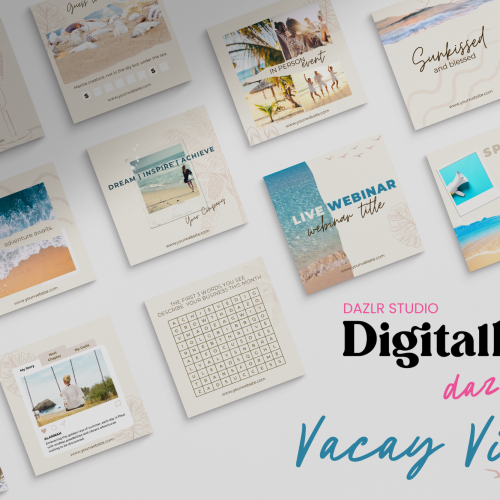 Vacay Vibes | Summer Social Media Template Package